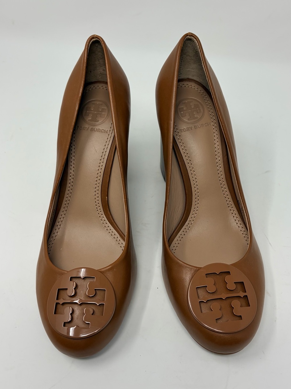 Tory Burch Brown Leather Pumps